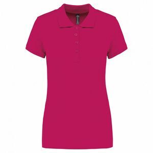 Kariban Womens/Ladies Pique Polo Shirt / Fuchsia
